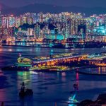 維港海濱城市天際線啟德景觀