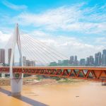珠海橫琴橋樑城市景觀