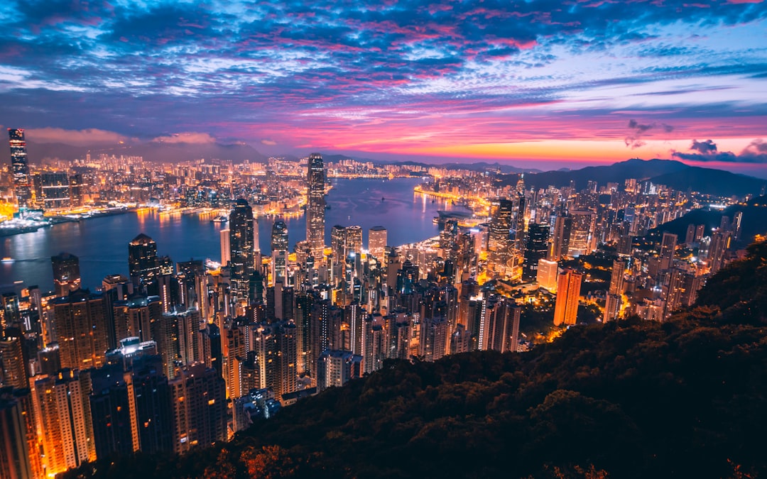香港天際線高樓景觀